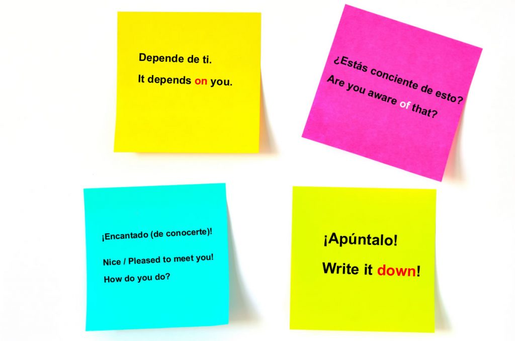 Learning Languages with Postits