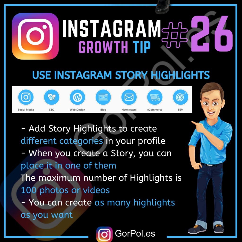 trucos para crecer en instagram -instagram growing tips
